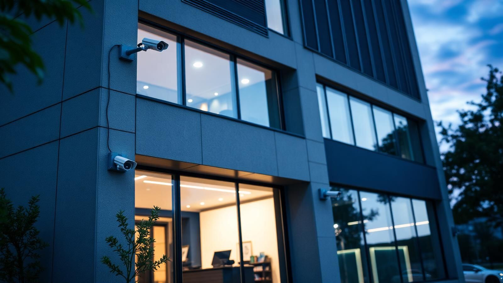 Modern office building